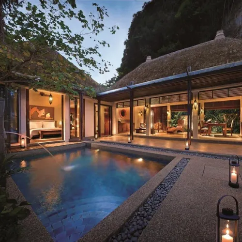 Oceanfront view at Sunrise Resort, Puri